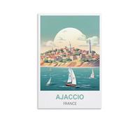 Jigsaw Puzzles for Adults，Ajaccio France Posters Educational Game jigsaw puzzle Suitable for Decompression and Wall Decor 100x70cm