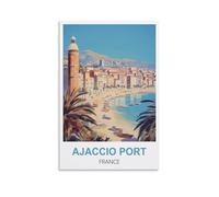 Jigsaw Puzzles for Adults，Ajaccio Port France Paper Jigsaw Puzzle 2000 Pieces Adult Toys Decompression Game 100x70cm