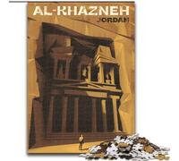 Jigsaw Puzzles for Adults Al-Khazneh, Jordan Educational Games Educational Game for Birthday, Chrismas for And Age 14 (50x70cm) 1000pcs