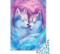 Jigsaw Puzzles for Adults Alaskan Malamute Dog 1000 Piece Puzzle Paper Puzzle for Adults And 18 Years Old And Up Family Activity 38x26cm/1000pcs
