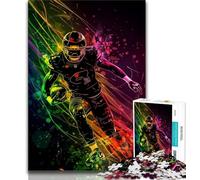 Jigsaw Puzzles for Adults American Football 1000 Pieces for Adults,Stress Reliever Staycation Kill Time Home Decoration Toys (size 75x50cm)