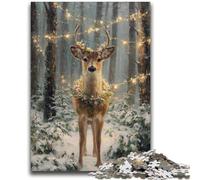 Jigsaw Puzzles for Adults An Elegant Deer for Age 14+ Challenging To Complete But Fun And Humorous Great Gifts And Toys 50x75cm