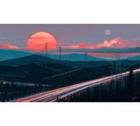 Jigsaw Puzzles for Adults and Families Moon Road Colorful Puzzle for Youthen Challenging Toy Decompression Educational Games Gifts Home Decor_1000pcs