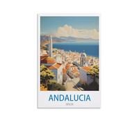 Jigsaw Puzzles for Adults，Andalucia Spains Puzzles Micro Pieces Challenging Difficult Puzzles Christmas Birthday Gift Game Toys 38x52cm