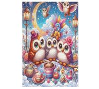 Jigsaw Puzzles for Adults Animal Owl 1000 Piece Jigsaw Puzzle Suitable for Adults And Children over 12 Years Old Wooden Puzzles Great Gift for Adults （78×53cm）