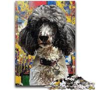 Jigsaw Puzzles for Adults Animal Poodle Teenager Puzzles,Challenging Family Activity Games DIY Toy for Home Wall Decor Gifts (75x50cm)