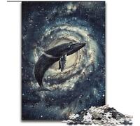 Jigsaw Puzzles for Adults Animal Whale Art, Educational Toys for Is Ideal As A Gift for The Whole Family for And 14 Years Old (Size 50x75cm)
