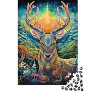 Jigsaw Puzzles for Adults Art Moose 500 Piece Puzzle Wooden Jigsaw Puzzle for Adults & Age 18 Years Up Toy Wall Decor 500pcs (52x38cm)