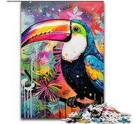 Jigsaw Puzzles for Adults Art Toucans Impossible Jigsaw Puzzles for Adults size : 38x26cm DIY Home Decor Gift, Adult Brain Teaser