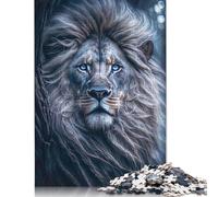 Jigsaw Puzzles for Adults Artistic Lion 500 Piece Puzzle Wood Puzzle for Adults And 18 Years Old And Up Great Gifts for Christmas 500pcs (52x38cm)