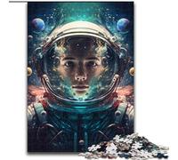 Jigsaw Puzzles for Adults Astronaut Nebula Impossible Jigsaw Puzzles for Adults size 26x38cm Interactive Family Game, Brain Challenge, Educational Toy