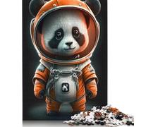 Jigsaw Puzzles for Adults Astronaut Panda 1000 Piece Puzzle Paper Puzzle for Adults And Age 18 Years Up Challenging Game Puzzles 38x26cm/1000pcs