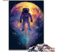 Jigsaw Puzzles for Adults Astronauts in Space, Educational Toys for Is Ideal As A Gift for The Whole Family for And 14 Years Old (Size 50x75cm)