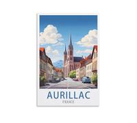 Jigsaw Puzzles for Adults，Aurillac France Puzzles Micro Pieces Challenging Difficult Puzzles Christmas Birthday Gift Game Toys 70x100cm