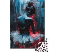 Jigsaw Puzzles for Adults Ballet Dance 500 Piece Puzzle Wooden Jigsaw Puzzle for Adults And Age 18 And Up Christmas Birthday Gifts 500pcs (52x38cm)