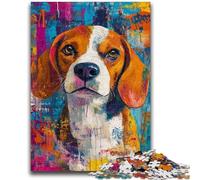 Jigsaw Puzzles for Adults Beagle Dog Teenager Puzzles,Challenging Family Activity Games DIY Toy for Home Wall Decor Gifts (38x26cm)