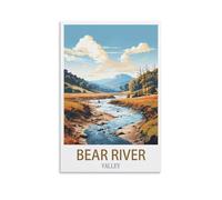 Jigsaw Puzzles for Adults，Bear River Valley Puzzles Micro Pieces Challenging Difficult Puzzles Christmas Birthday Gift Game Toys 70x100cm