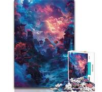 Jigsaw Puzzles for Adults Beautiful Dreamy Scenery 1000 Piece Puzzle,Toys Educational Games Stress Relieving Unique Birthday And Gifts 75x50cm