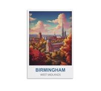 Jigsaw Puzzles for Adults,Birmingham West Midlands Paper Jigsaw Puzzle 1000 Pieces Adult Toys Decompression Game 70x50cm