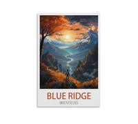 Jigsaw Puzzles for Adults，Blue Ridge Mountains Challenging Puzzles for Family Game Night, Home Décor 70x100cm