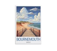 Jigsaw Puzzles for Adults,Bournemouth Dorsets,Puzzles Micro Pieces Challenging Difficult Puzzles Christmas Birthday Gift Game Toys 38x26cm