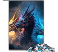 Jigsaw Puzzles for Adults Brave Dragon Puzzles for Adults size 26x38cm Erfect for Home Decor, Birthdays, Holidays, And Gifts