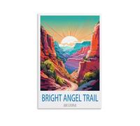 Jigsaw Puzzles for Adults，Bright Angel Trail Arizona Puzzles Micro Pieces Challenging Difficult Puzzles Christmas Birthday Gift Game Toys 70x100cm