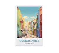 Jigsaw Puzzles for Adults,Buenos Aires Argentina Posters Puzzles for Adults Educational Game Challenge Toy 1000 Pieces 70x50CM