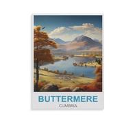 Jigsaw Puzzles for Adults，Buttermere Cumbria，1000 Pieces Paper Jigsaw Puzzle for Adults and Kids Educational Puzzle Decorations Gift（38x26cm）-GX14