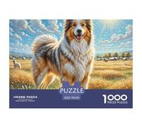 Jigsaw Puzzles for Adults Central Asian Shepherd Dog 1000 Piece Jigsaw Educational Games Animal Theme Decoration Puzzle Gifts for Men for Both Adults And Children 70x50cm/1000pcs
