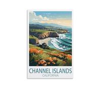 Jigsaw Puzzles for Adults，Channel Islands California Puzzles Micro Pieces Challenging Difficult Puzzles Christmas Birthday Gift Game Toys 38x52cm