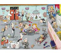 Jigsaw Puzzles For Adults - Chaos On Valentines Day - 1000 Piece Jigsaw Puzzles For Adults, Teens, Kids | Made In The UK | Recycled Puzzleboard | Funny Cartoon Puzzles