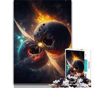 Jigsaw Puzzles for Adults Colors of Space Planet 1000 Piece Puzzle,Learning Educational Toys Family Games Gifts for Friends And Family (size 38x26cm)