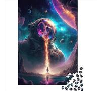 Jigsaw Puzzles For Adults Colors_of_Space Wooden Puzzle 1000 Piece Creative Rectangular Jigsaw Brain Teasers Game 1000pcs (75x50cm)