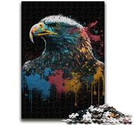 Jigsaw Puzzles for Adults Colourful Eagles Challenging To Complete But Fun And Humorous Unique Home Decor And Gifts 50x75cm