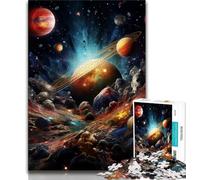 Jigsaw Puzzles for Adults Colourful Universe Puzzles for Teenagers,learning Educational Is Ideal As A Gift for The Whole Family 75x50cm