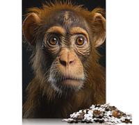 Jigsaw Puzzles for Adults Cool Monkey Portrait 1000 Pieces Jigsaw Puzzles Wooden Creative Jigsaw Puzzle for Adults Family Educational Game for Adult & Teenagers 1000pcs (75x50cm)