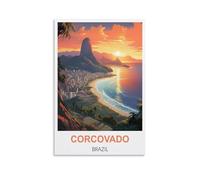 Jigsaw Puzzles for Adults,Corcovado Brazil,Challenging Puzzles for Family Game Night, Home Décor 100x70cm