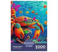 Jigsaw Puzzles for Adults Crab 1000 Pieces Games Animal Theme Home Decoration Gifts for Men for Both Adults And Children 38x26cm