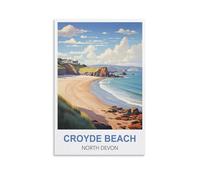Jigsaw Puzzles for Adults，Croyde Beach North Devon Paper Jigsaw Puzzle 2000 Pieces Adult Toys Decompression Game 100x70cm