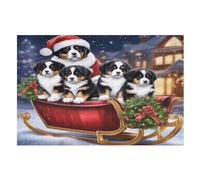 Jigsaw Puzzles for Adults Cute Dog 1000 Piece Jigsaw Puzzle Suitable for Adults And Children over 12 Years Old Wooden Puzzles Great Gift for Adults （75×50cm）