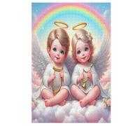 Jigsaw Puzzles for Adults Cute Little Angel 1000 Piece Jigsaw Puzzle Suitable for Adults And Children over 12 Years Old Wooden Puzzles Great Gift for Adults （78×53cm）