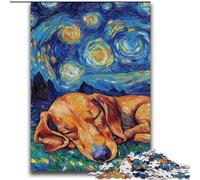 Jigsaw Puzzles for Adults Dachshund Night Sky Challenging To Complete But Fun And Humorous Unique Home Decor And Gifts 70x100cm