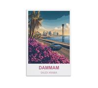 Jigsaw Puzzles for Adults，Dammam Saudi Arabia Challenging Puzzles for Family Game Night, Home Décor 26x38cm