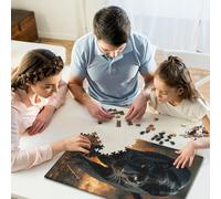 Jigsaw Puzzles for Adults Dragons in The Clouds 1000 Piece Puzzle Paper Puzzles for Adults And Age 18 And Up Family Activity 38x26cm/1000pcs