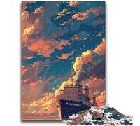 Jigsaw Puzzles for Adults Dream Ship 1000 Piece Jigsaw,Challenging Family Activity Games DIY Toy for Home Wall Decor Gifts (26x38cm)