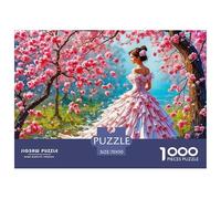 Jigsaw Puzzles for Adults Dress Beauty 1000 Piece Jigsaw Challenge Toy Elegant Women's Theme Home Decoration Gifts for Men for Both Adults And Children 70x50cm/1000pcs