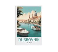 Jigsaw Puzzles for Adults，Dubrovnik Croatia Puzzles Micro Pieces Challenging Difficult Puzzles Christmas Birthday Gift Game Toys 70x100cm