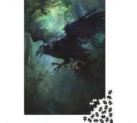 Jigsaw Puzzles for Adults Eagle 500 Piece Puzzle Wooden Jigsaw Puzzle for Adults & Age 18 Years Up Toy Wall Decor 500pcs (52x38cm)