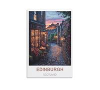 Jigsaw Puzzles for Adults，Edinburgh Scotland Puzzles Micro Pieces Challenging Difficult Puzzles Christmas Birthday Gift Game Toys 26x38cm